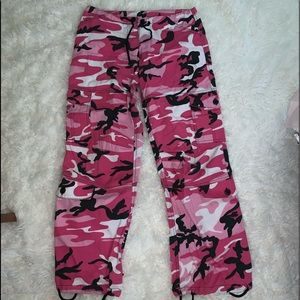 pink camo pants